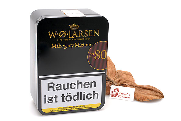 W.Ø. Larsen Mahogany Mixture No. 80 Pfeifentabak 100g  W.Ø. Larsen Mahogany Mixture No. 80 Pfeifentabak 100g